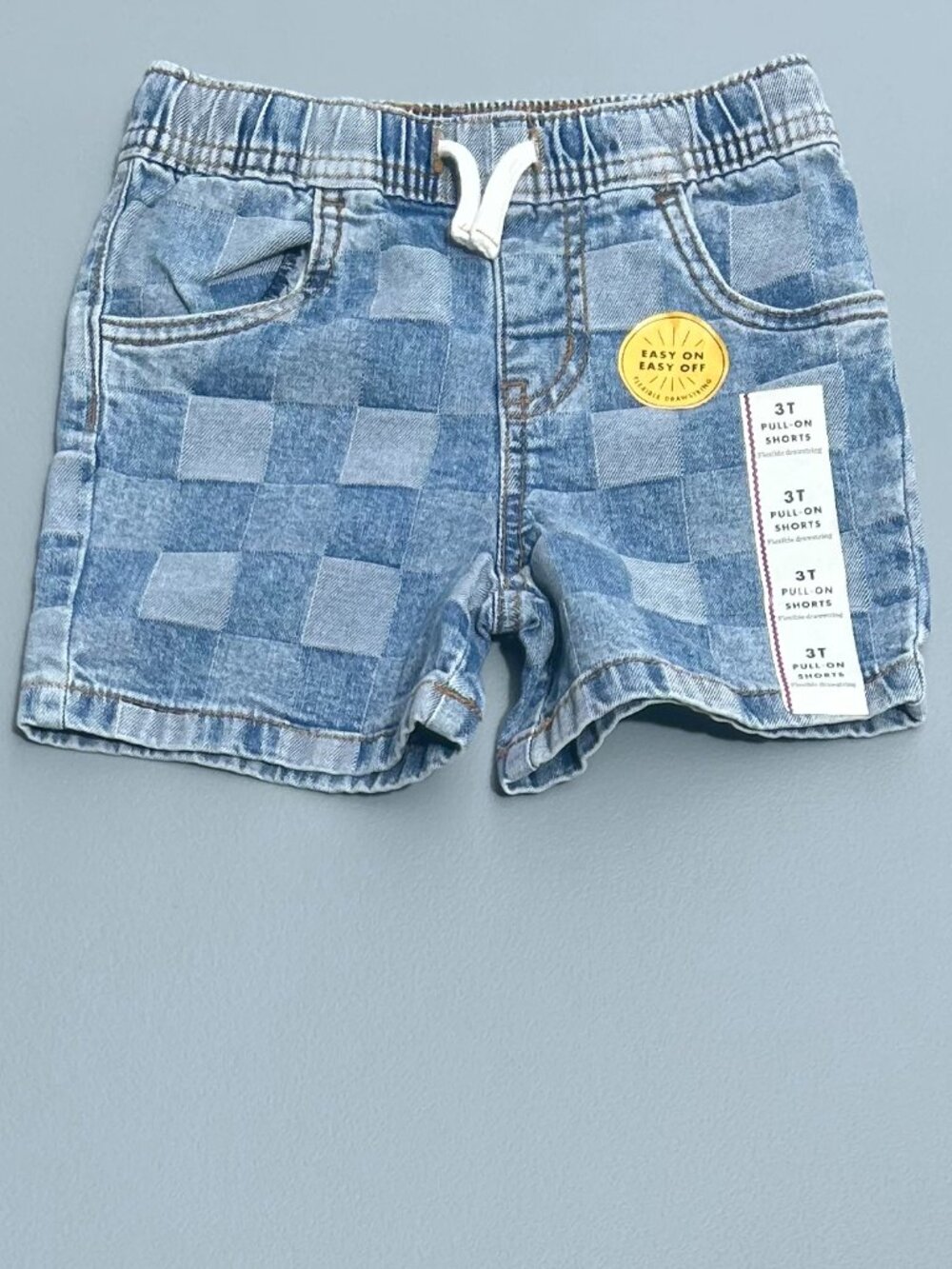Cat & Jack™ Baby Boys' Relaxed Fit Pull-On Denim Shorts - Light Wash 12M